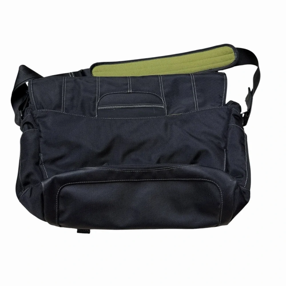 Booq Boa Nerve Laptop Messenger Bag Commute Bike Water Repellent Black/Green